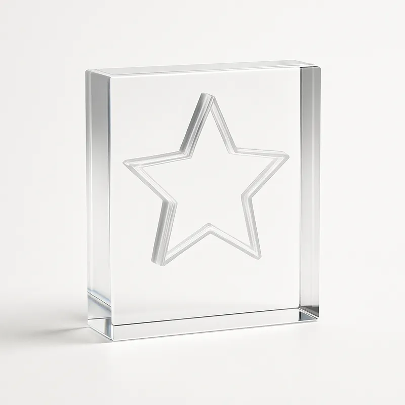 Floating Acrylic Star Award