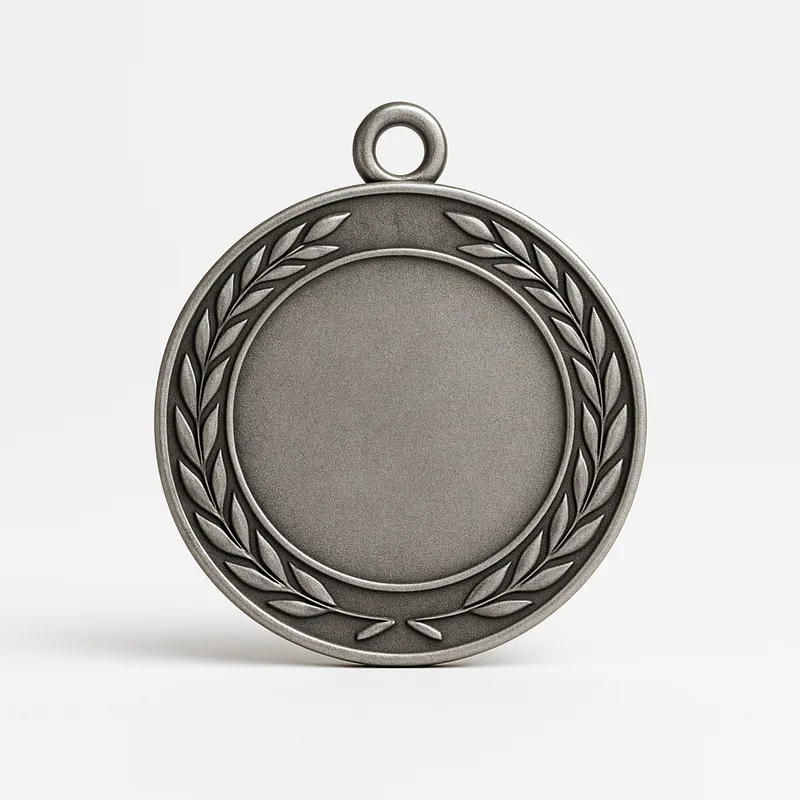 Silver Die-Cast Marathon Medal